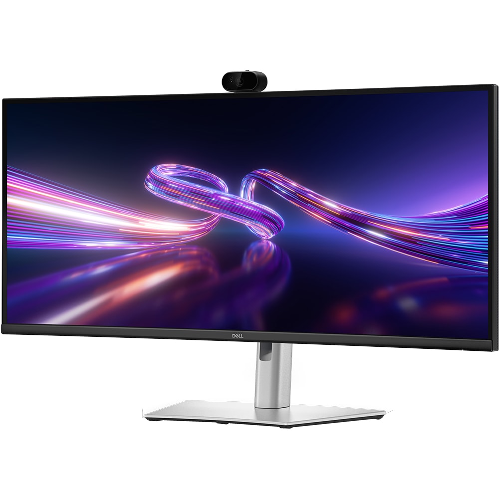 Monitor LED IPS DELL P3426WEV, 34", UWQHD, 100Hz, webcam, negru