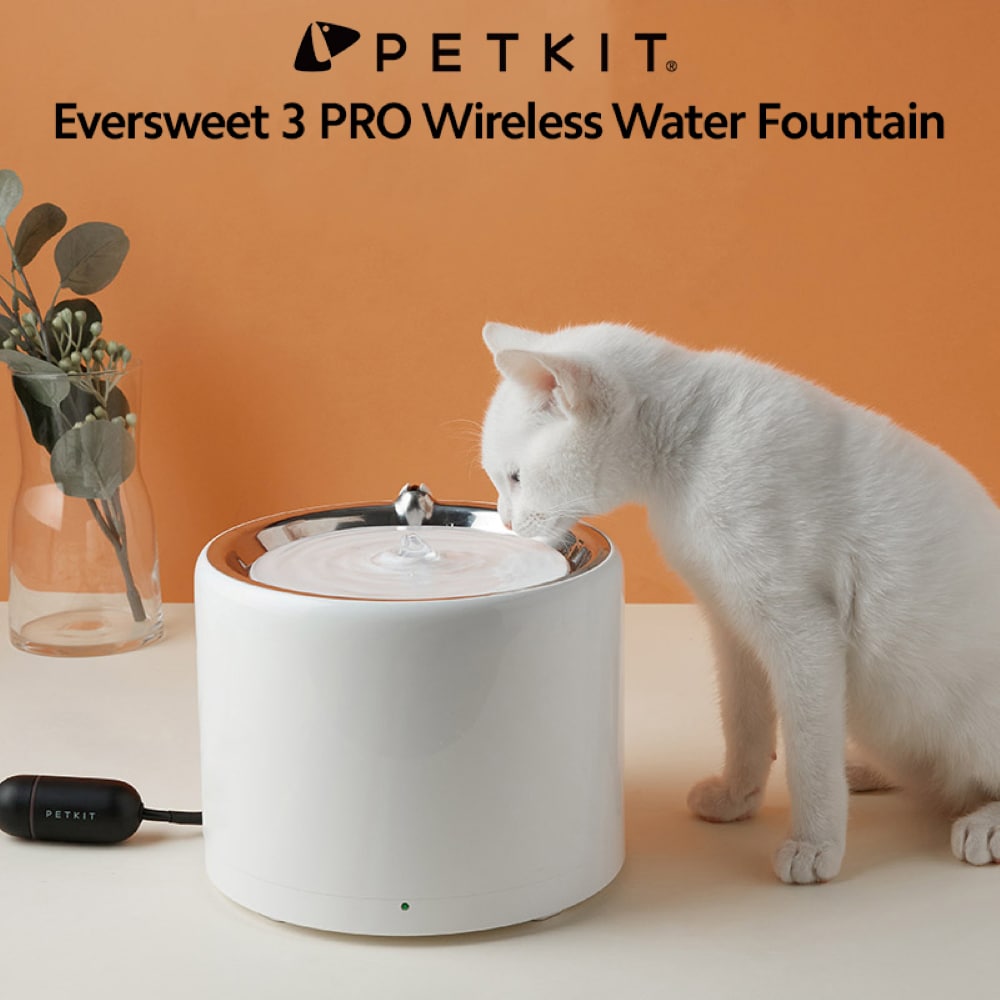 Fantana apa animale de companie PETKIT Eversweet 3 Pro, Smart, 1.35 l, alb