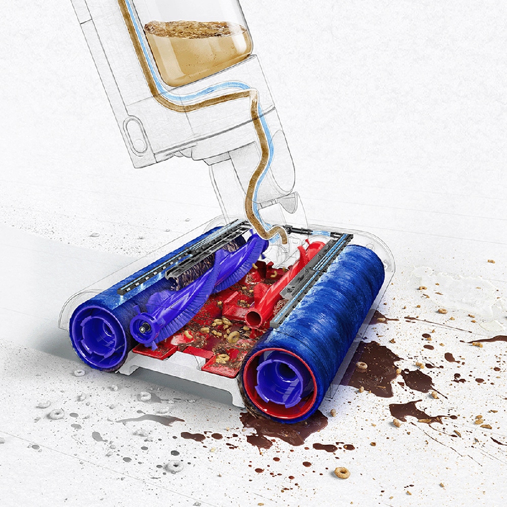Aspirator cu spalare DYSON WashG1, 0.8l, 14.4V, negru-albastru