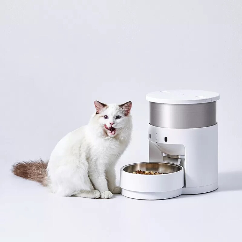 Hranitor automat animale de companie PETKIT Fresh Element 3, Smart, 5 l, alb-gri