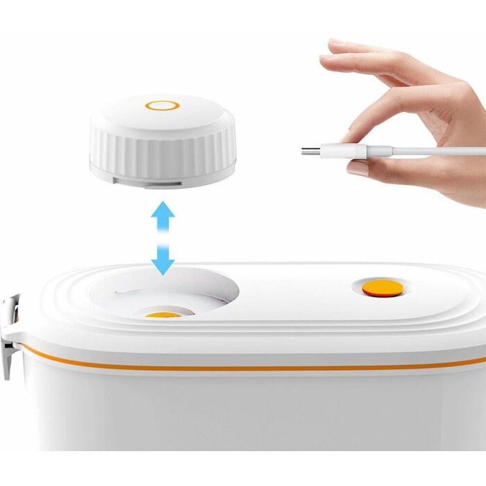 Aparat de vidat hrana animale de companie PETKIT Vacube, 10.4 l, alb