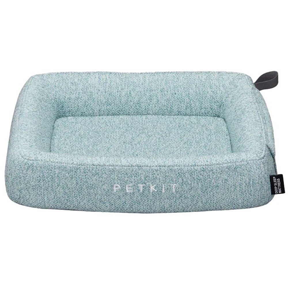 Pat pisici PETKIT Four Season M, spuma cu memorie, 67 x 51 x 12.5 cm, albastru deschis
