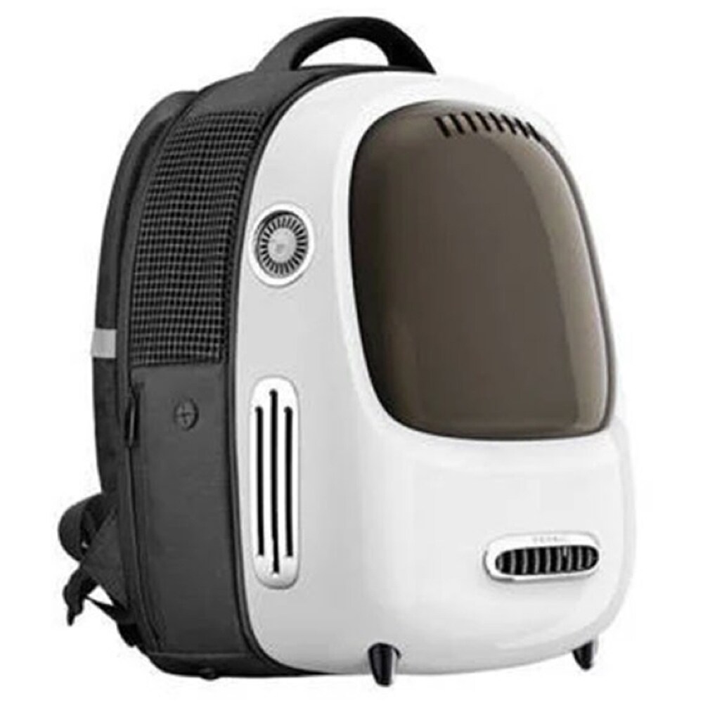 Rucsac transport animale de companie PETKIT Cat Travel 2, Hublou, plastic, 33 x 30 x 45 cm, alb