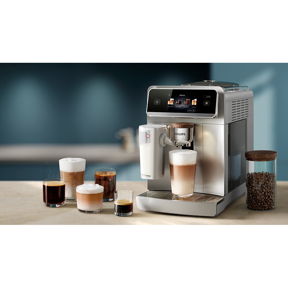 Espressor automat PHILIPS Cafe Aromis Seria 8000 EP8757/20, 1.9l, 1500W, 15 bar, argintiu