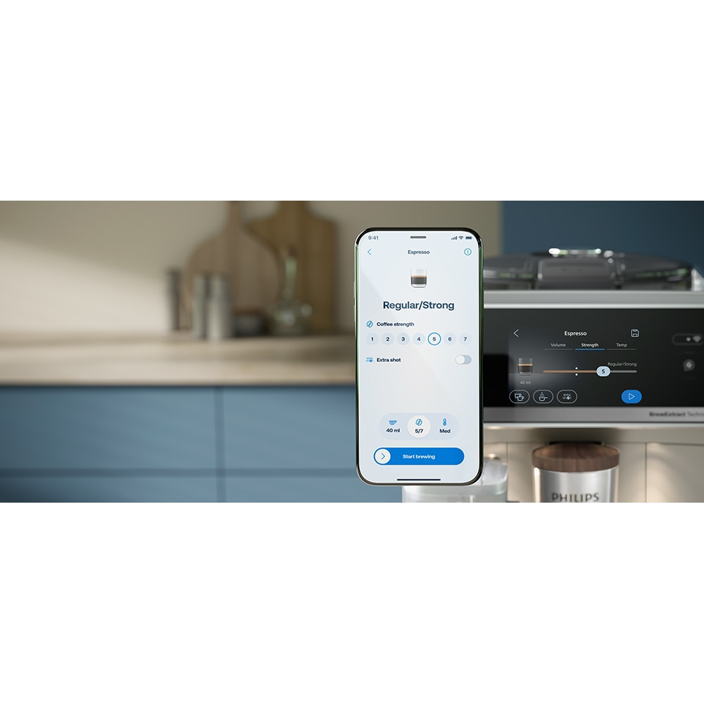 Espressor automat PHILIPS Cafe Aromis Seria 8000 EP8757/20, 1.9l, 1500W, 15 bar, argintiu