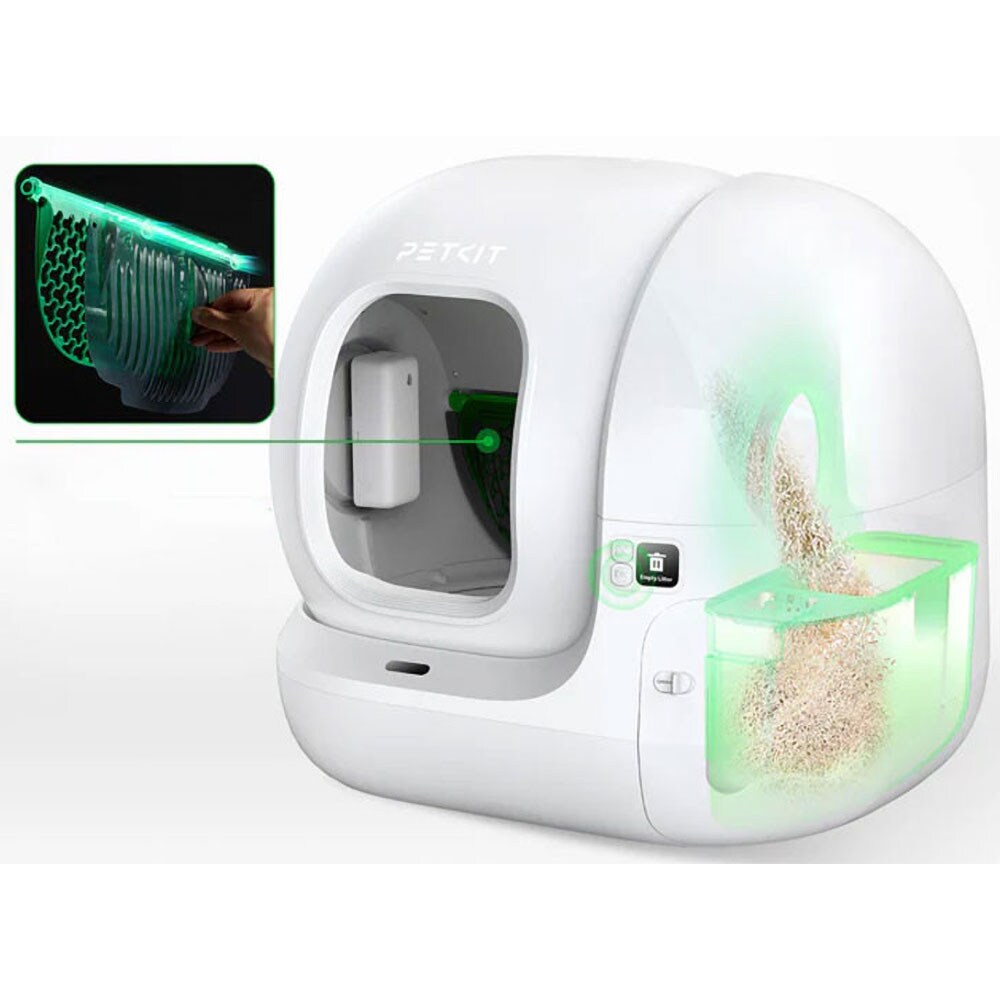 Set accesorii PETKIT Magnetic Cat Litter Remover Pura Max 2/Purobot Max Pro, alb