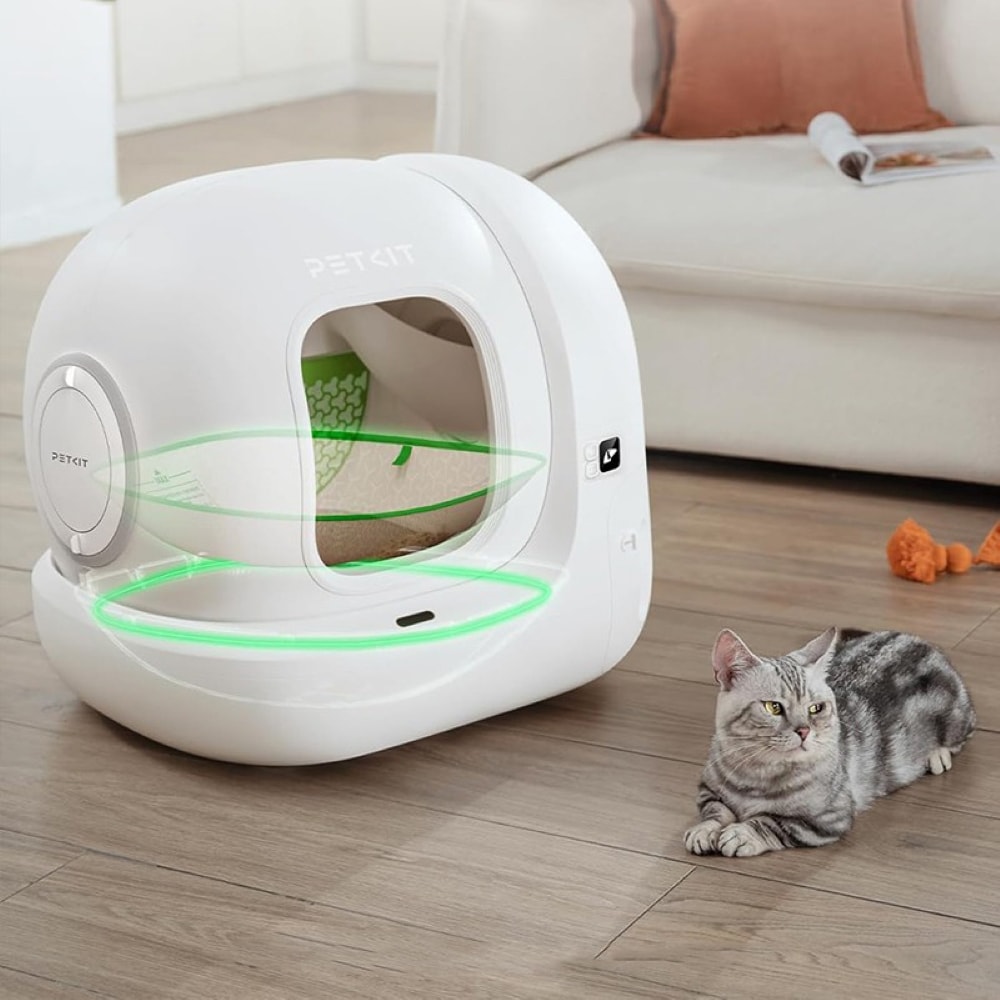 Litiera acoperita PETKIT Pura Max 2, Smart, ABS, 65 x 56 x 63 cm, alb