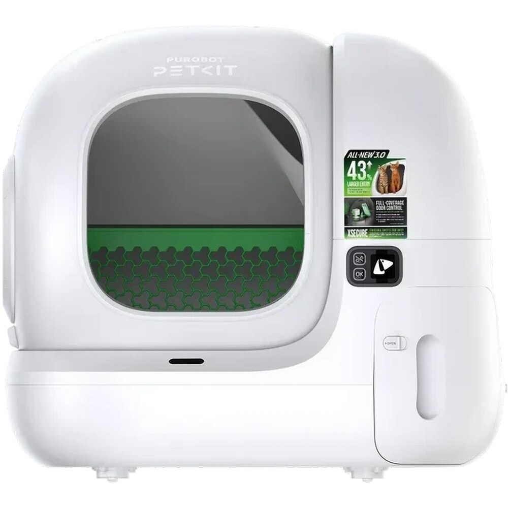 Litiera automata PETKIT Max 3, PP, 62 x 53.8 x 55.2 cm, alb