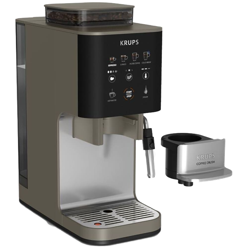 Espressor semi-automat KRUPS Coffee Crush Experience SA403BE0, 1.8l, 1350W, 15 bar, bej-negru
