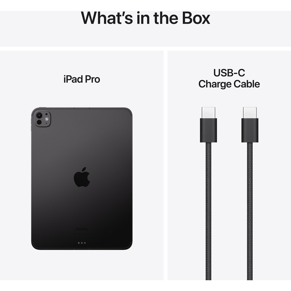 Tableta APPLE iPad Pro 11" (M4), 2TB, 16GB RAM, Cellular, Nano-Texture Glass, Space Black