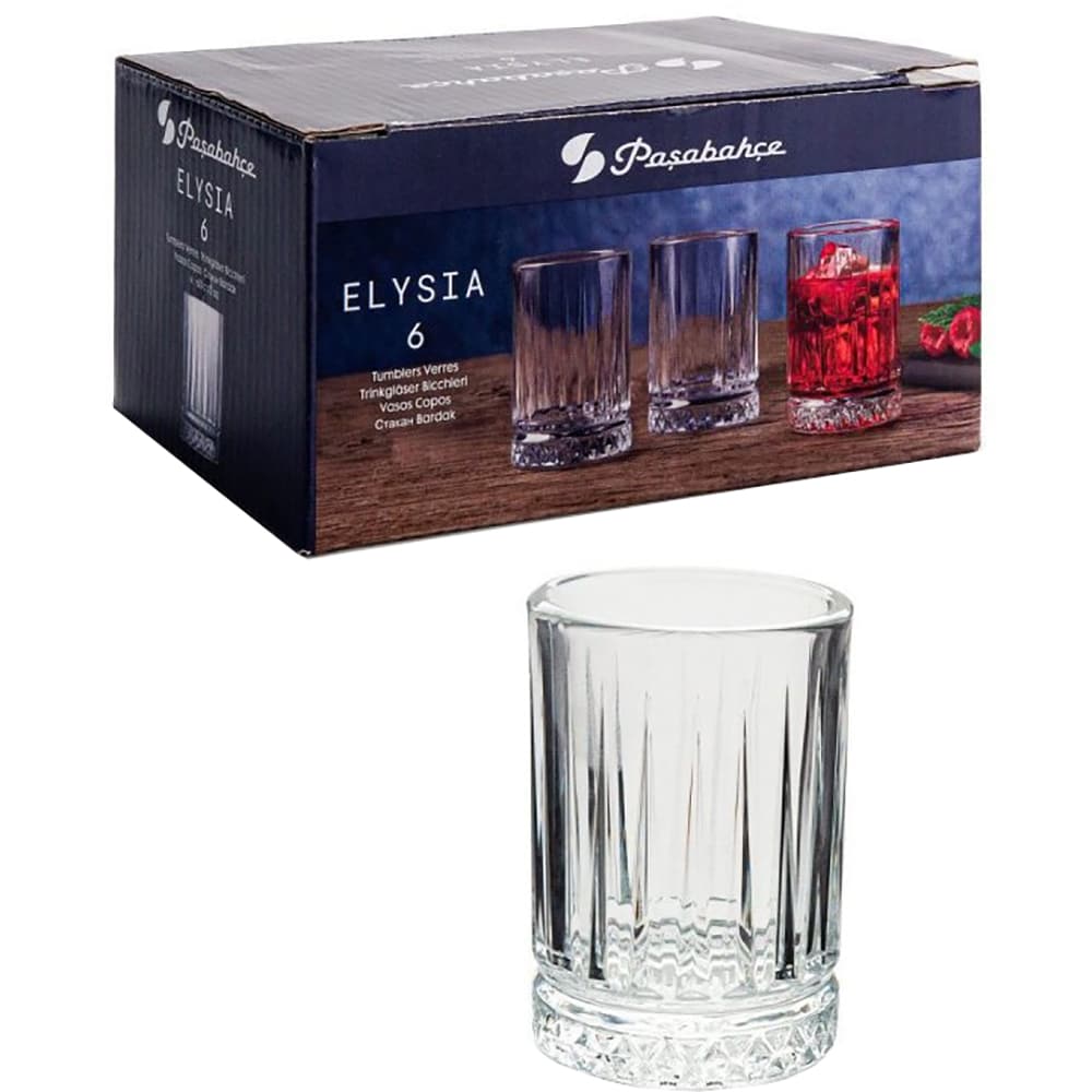 Set pahare shot PASABAHCE Elysia, 6 piese, 60 ml, sticla