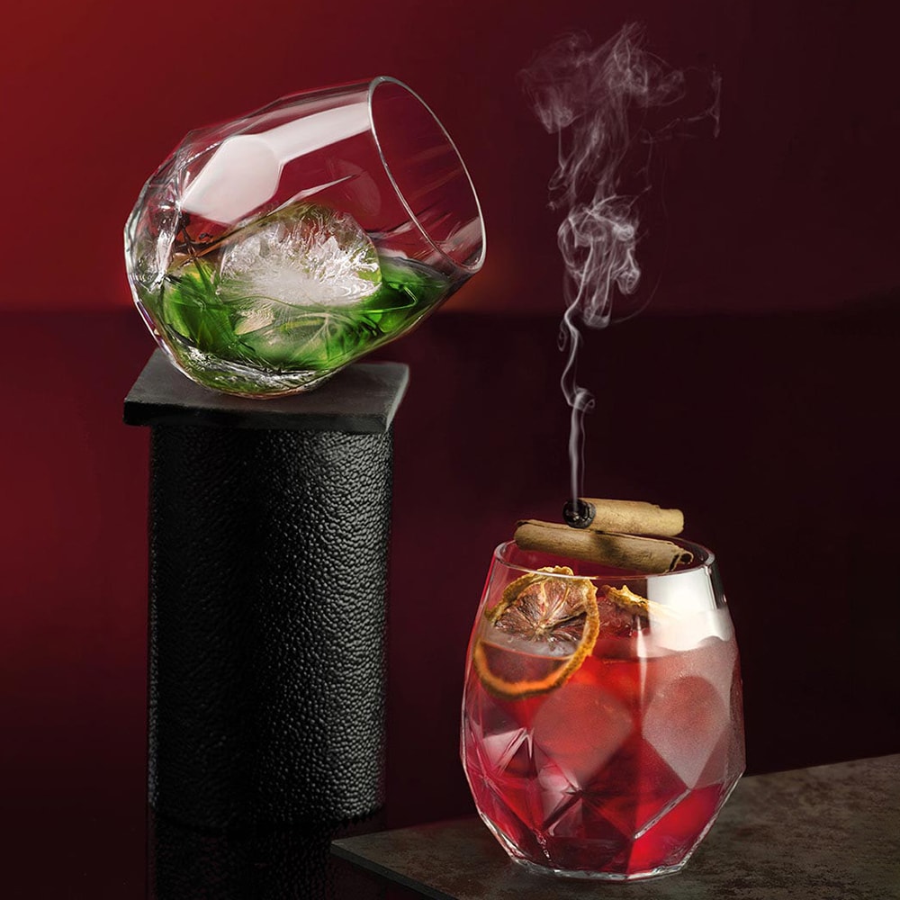 Set pahare whisky RCR CRISTALLERIA Alkemist, 6 piese, 380 ml, sticla