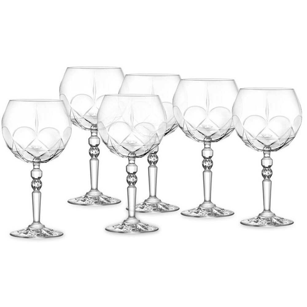 Set pahare gin RCR CRISTALLERIA Alkemist, 6 piese, 580 ml, sticla