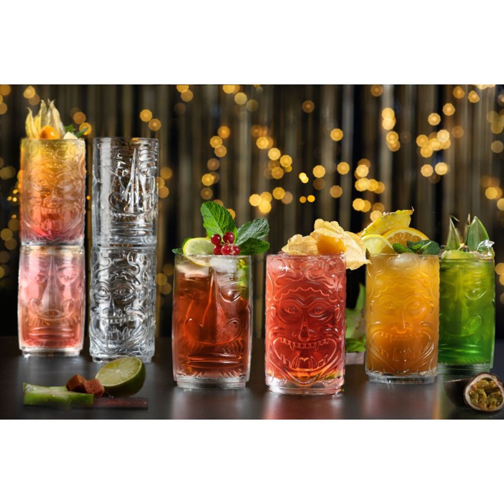 Set pahare cocktail RCR CRISTALLERIA Tiki Sardenia, 4 piese, 450 ml, sticla