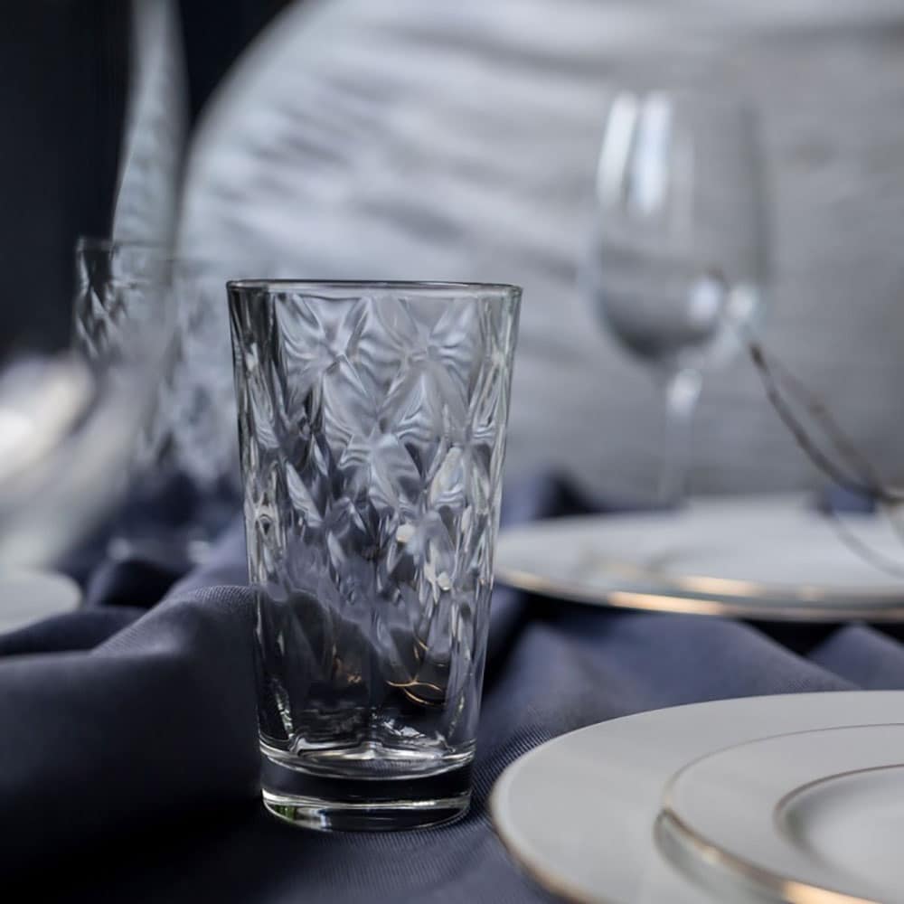 Set pahare long drink Kaleido BORMIOLI 4049165, 6 piese, 0.37l, sticla