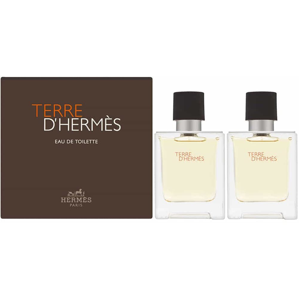 Set cadou HERMES Terre d'Hermes: Apa de toaleta, 2 bucati, 50ml