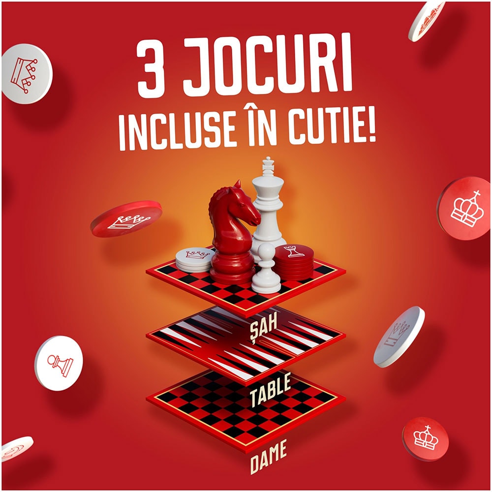 Set cadou OLD SPICE Nightpanther Gambox: Gel de dus 3 in 1, 400ml + Deodorant stick, 50ml + Deodorant spray, 150ml + 3 jocuri de societate