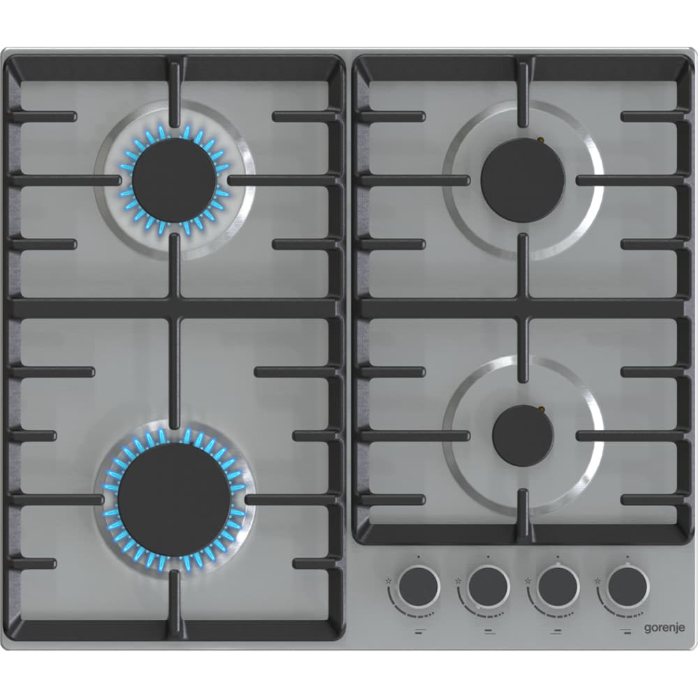 Set cuptor incorporabil GORENJE BO6735E02X, Electric, Autocuratare Aqua Clean, 77 l, Clasa A + Plita incorporabila G642ABX, Gaz, 4 arzatoare, inox