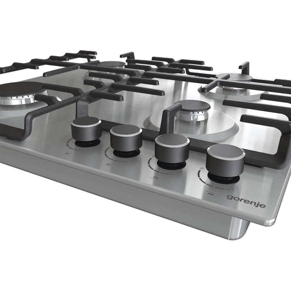Set cuptor incorporabil GORENJE BO6735E02X, Electric, Autocuratare Aqua Clean, 77 l, Clasa A + Plita incorporabila G642ABX, Gaz, 4 arzatoare, inox