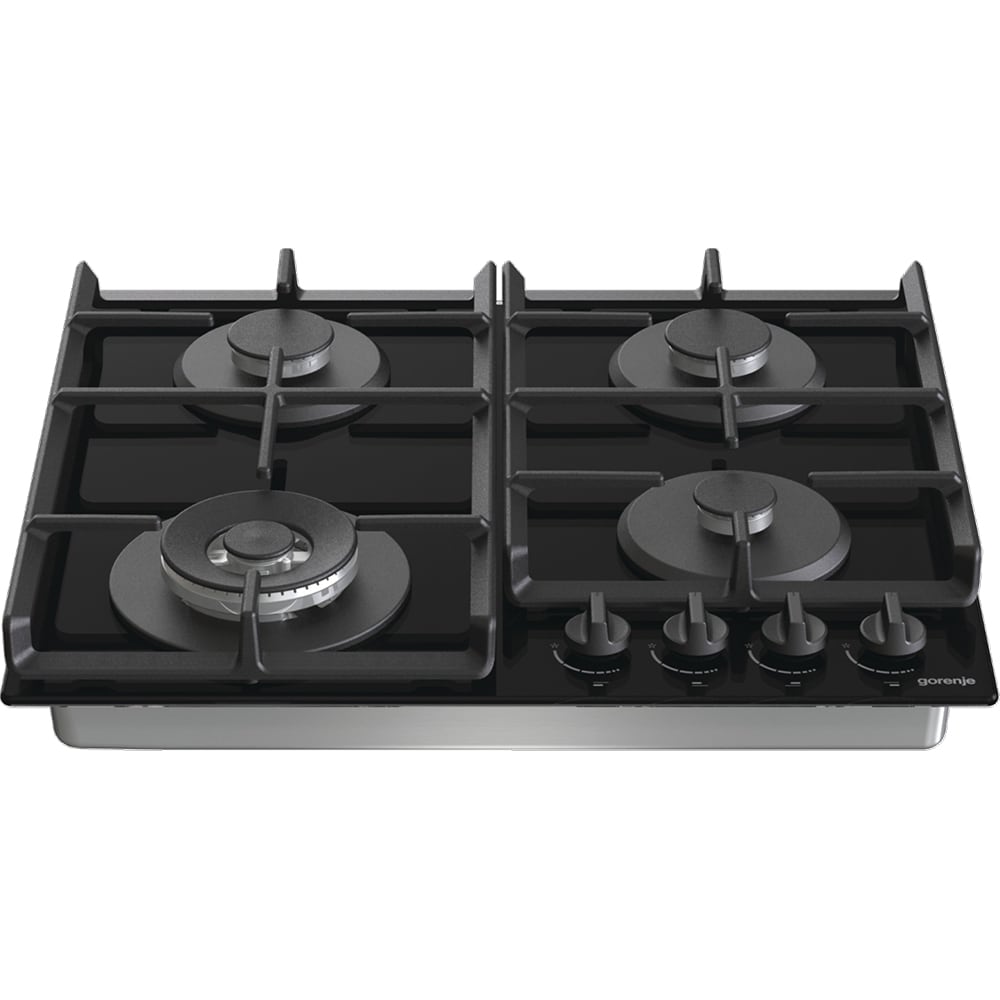 Set cuptor incorporabil GORENJE BO6735E05B, Electric, Autocuratare Aqua Clean, 77 l, Clasa A + Plita incorporabila GTW641EB, Gaz, 4 arzatoare, negru