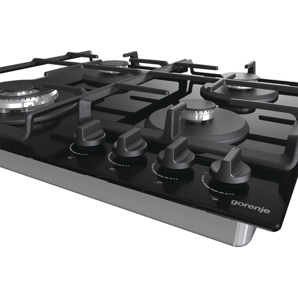 Set cuptor incorporabil GORENJE BO6735E05B, Electric, Autocuratare Aqua Clean, 77 l, Clasa A + Plita incorporabila GTW641EB, Gaz, 4 arzatoare, negru