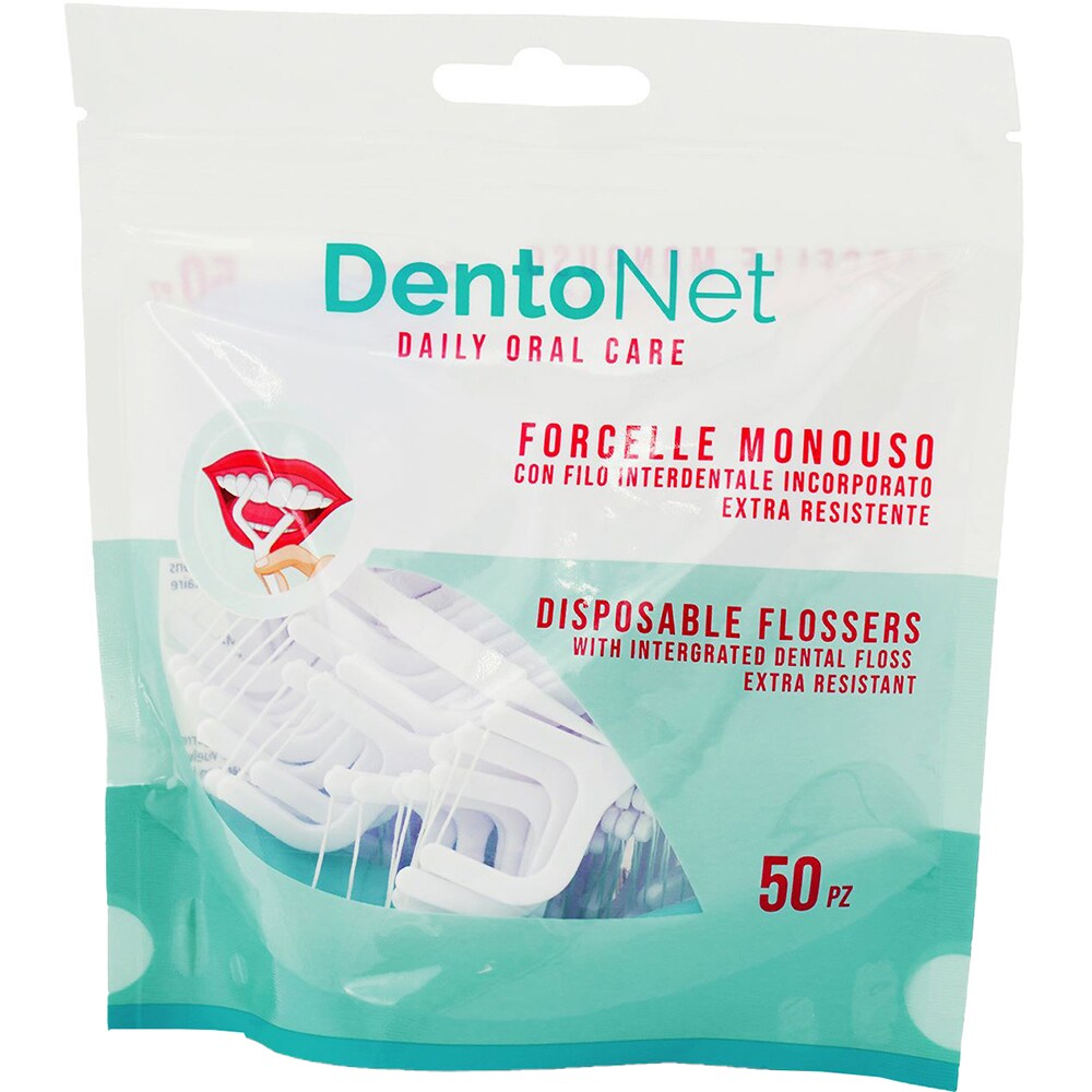 Ata dentara cu maner DENTONET, 50 buc.