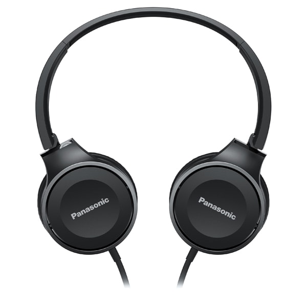 Casti PANASONIC RP-HF100E-K, Cu Fir, On-Ear, negru