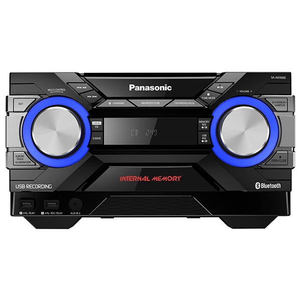 Sistem audio PANASONIC SC-AKX660E-K, 1700W, Bluetooth, USB, CD, Radio FM, negru