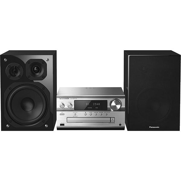 Minisistem audio PANASONIC SC-PMX150EGS, 120W, Wi-Fi, LAN, AirPlay, Bluetooth, NFC, USB, CD, Radio FM, argintiu