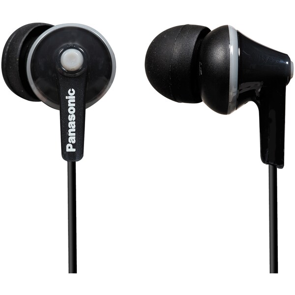 Casti PANASONIC RP-HJE125EK, Cu Fir, In-Ear, negru