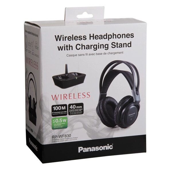 Casti PANASONIC RP-WF830, Wireless, On-Ear, negru