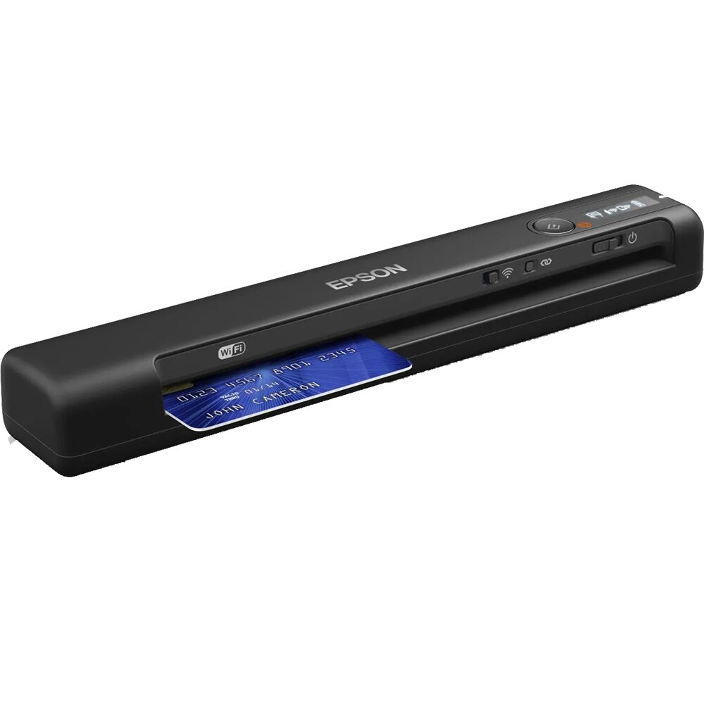 Scanner EPSON WorkForce ES-60W, A4, USB, Wi-Fi, negru
