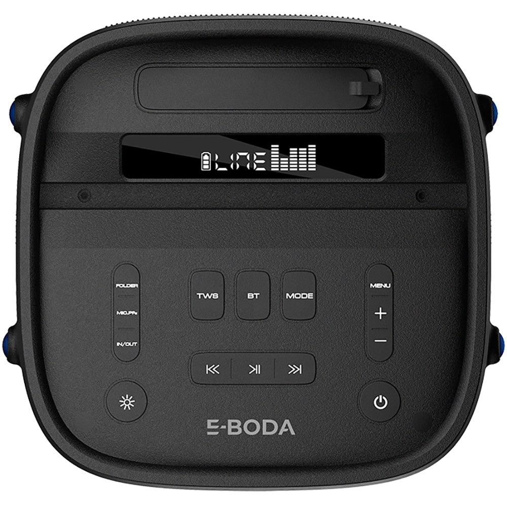 Boxa portabila E-BODA Party 500 Pro, Bluetooth, negru