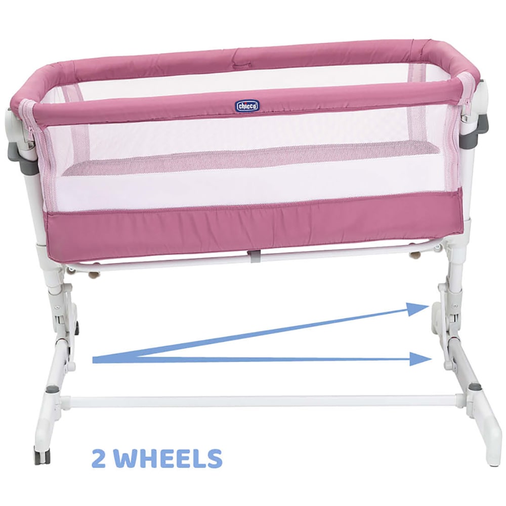 Patut CHICCO Next2Me PopUp 79299, 0 luni+, roz-gri