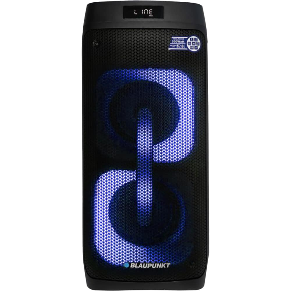 Boxa portabila BLAUPUNKT PB50LED, 500W, Bluetooth, FM, negru