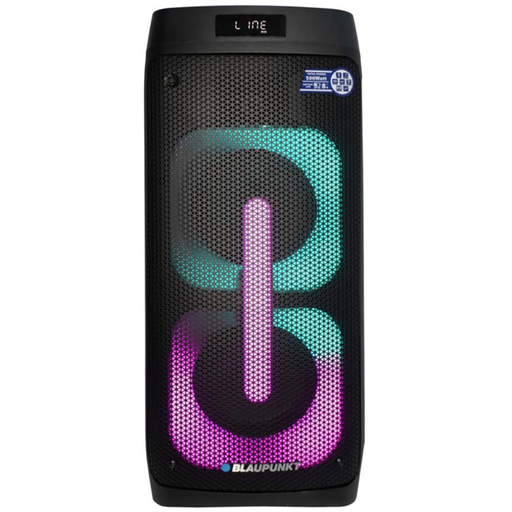 Boxa portabila BLAUPUNKT PB50LED, 500W, Bluetooth, FM, negru