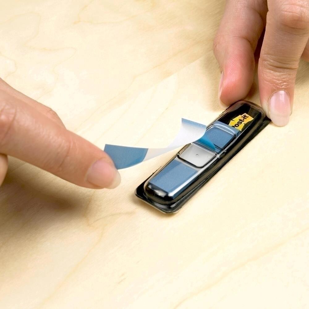 Index 3M Post-it Clasic, 12 x 43 mm, hartie, plastic, 4 x 35 file, diverse culori