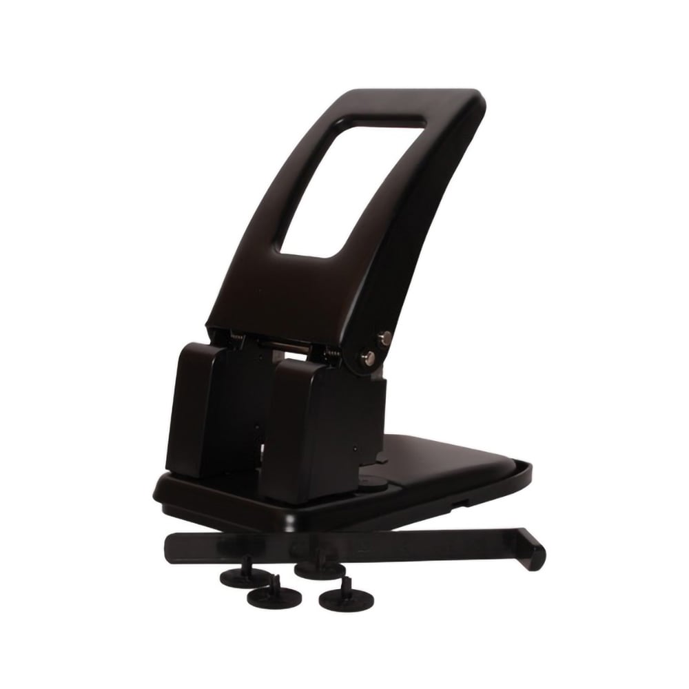 Perforator EVOffice, 100 coli, 2 perforatii, negru