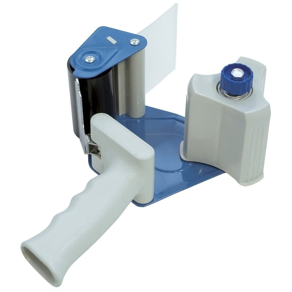 Dispenser banda adeziva DONAU, 75 mm x 66 m, alb-albastru