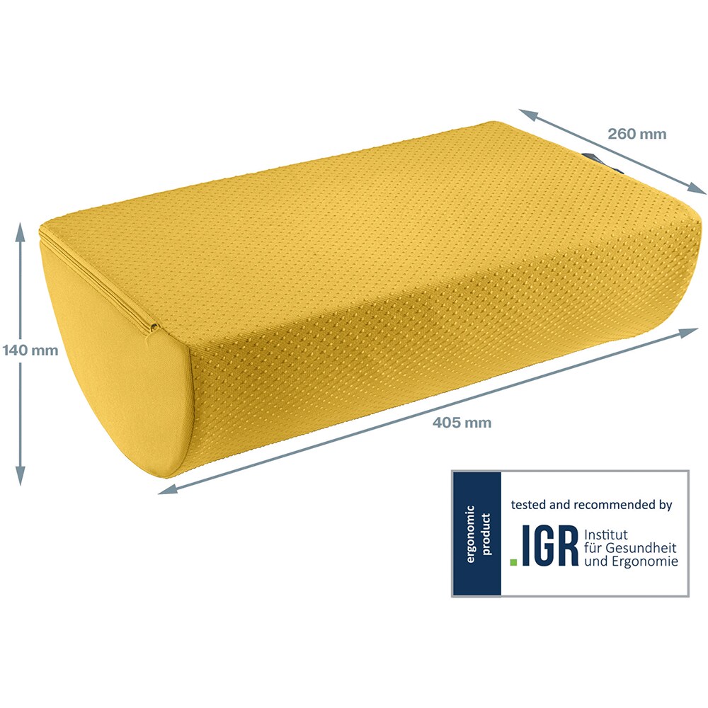 Suport picioare LEITZ Cosy, galben