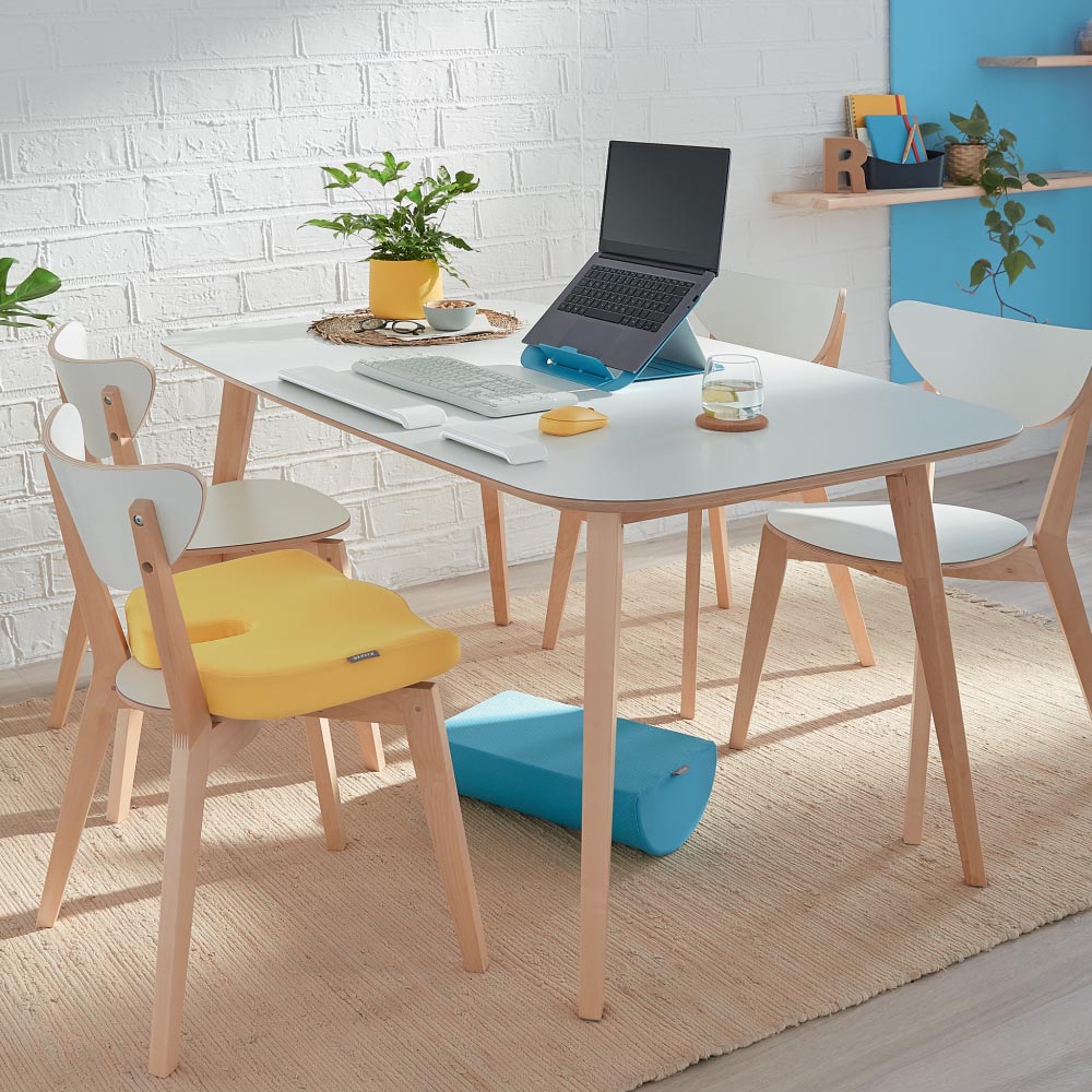 Suport picioare LEITZ Cosy, galben