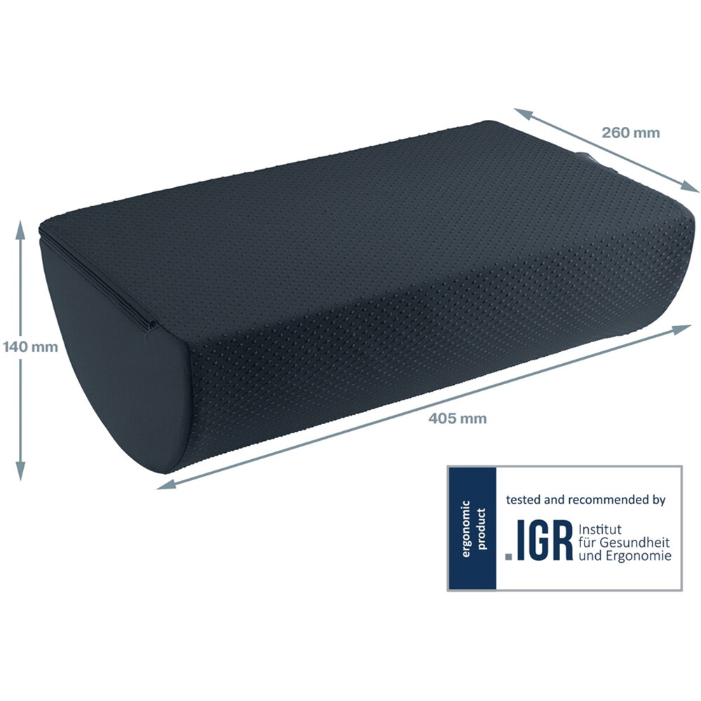 Suport picioare LEITZ Cosy, 40.5 x 26 x 14 cm, antracit