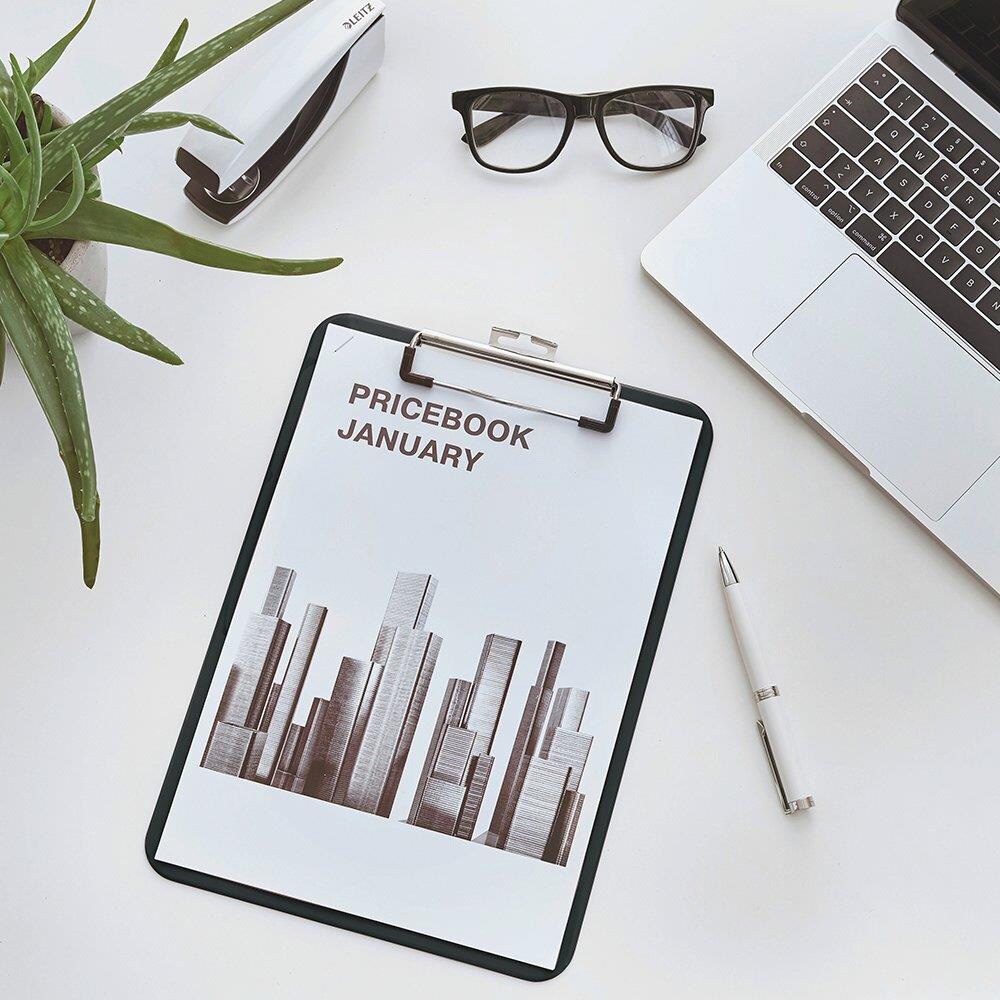 Clipboard simplu LEITZ WOW, A4, negru