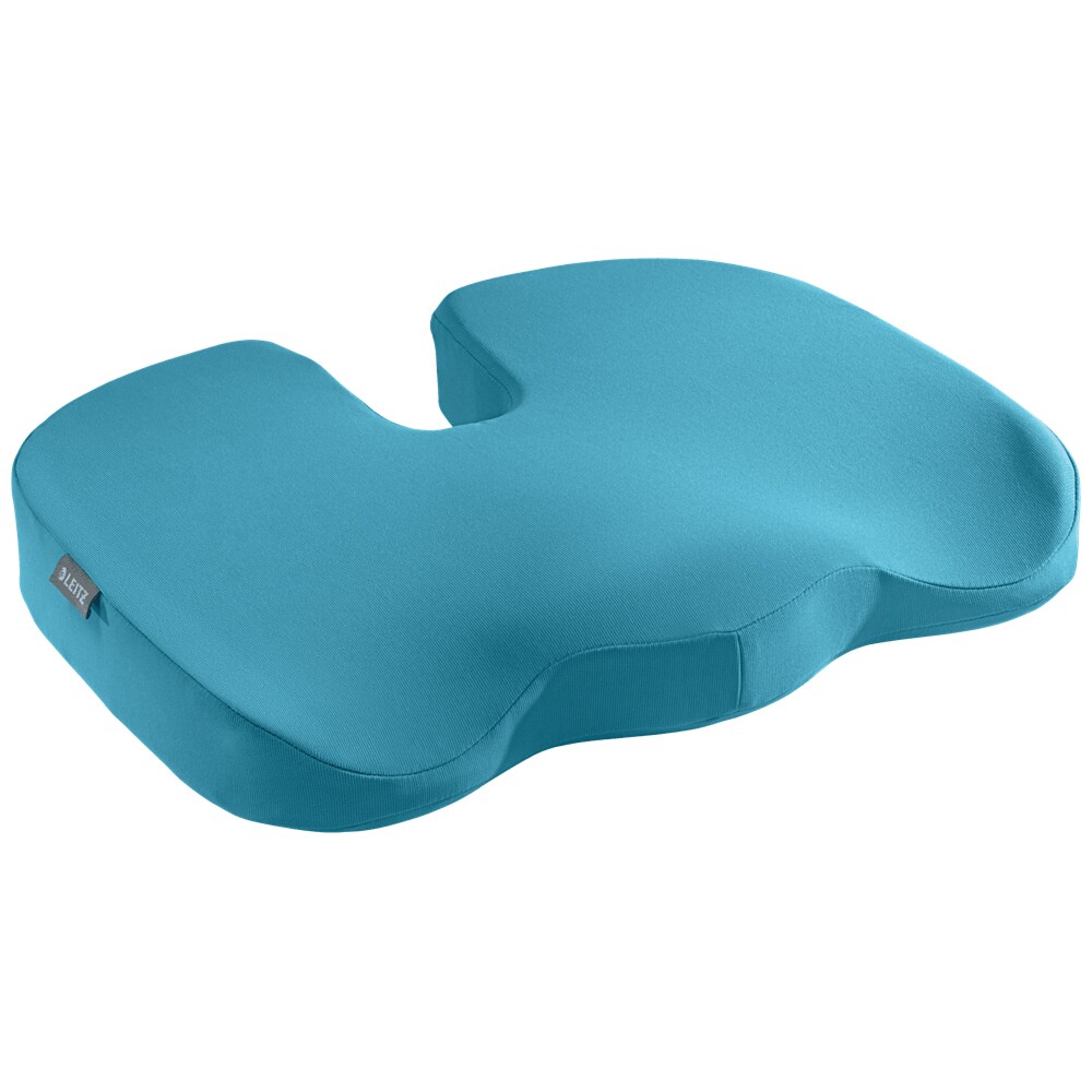 Perna ergonomica LEITZ Cosy, 45.5 x 35.5 x 7.5 cm, albastru