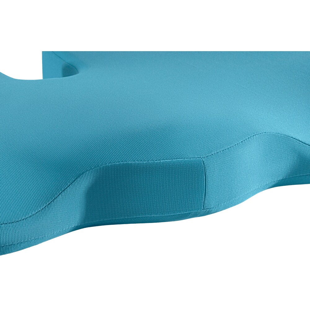 Perna ergonomica LEITZ Cosy, 45.5 x 35.5 x 7.5 cm, albastru