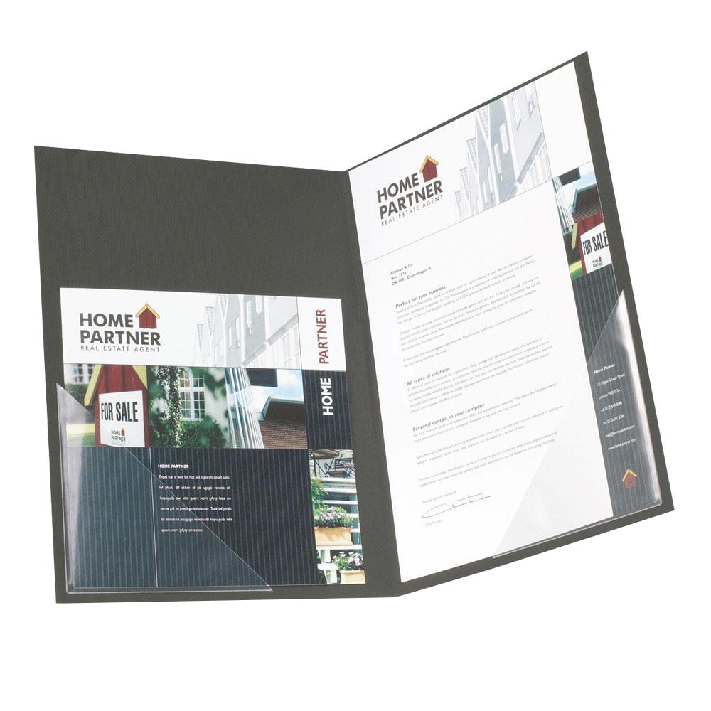 Buzunar autoadeziv de colt TARIFOLD TA010006, 75 x 75 mm, 12 bucati, transparent