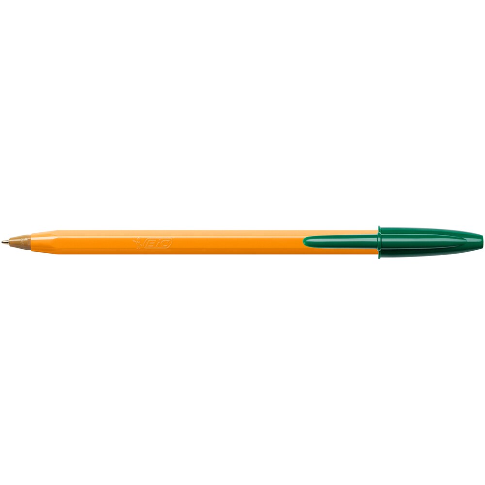 Set 20 pixuri fara mecanism BIC Orange Fine, 0.8 mm, verde