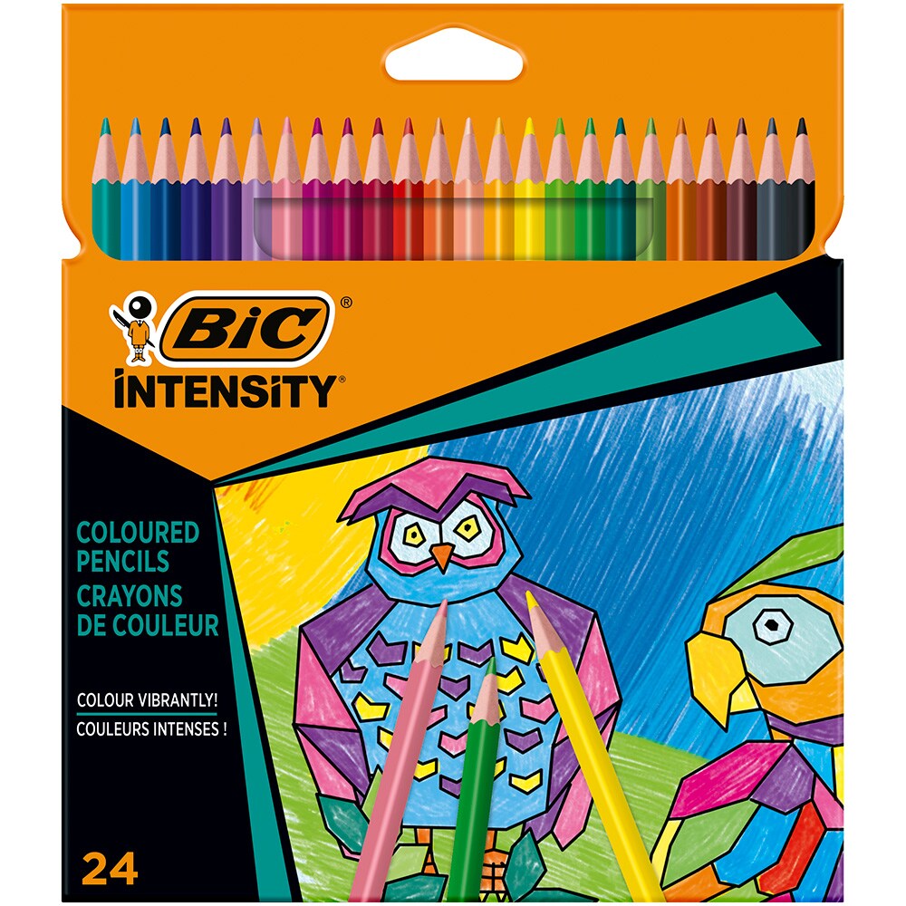 Set instrumente colorat BIC Intensity, set 48
