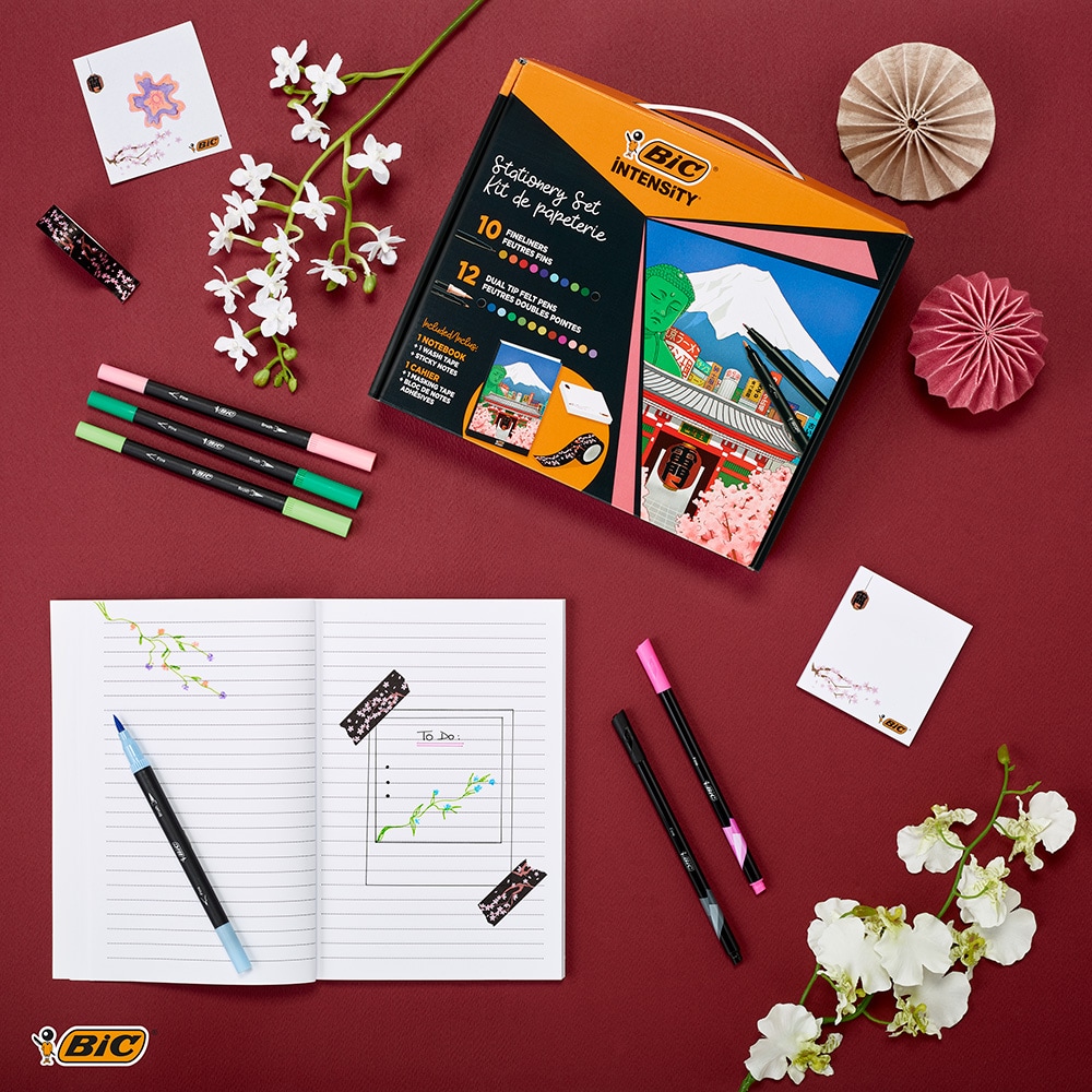 Carioci BIC Intensity Japan, 22 culori