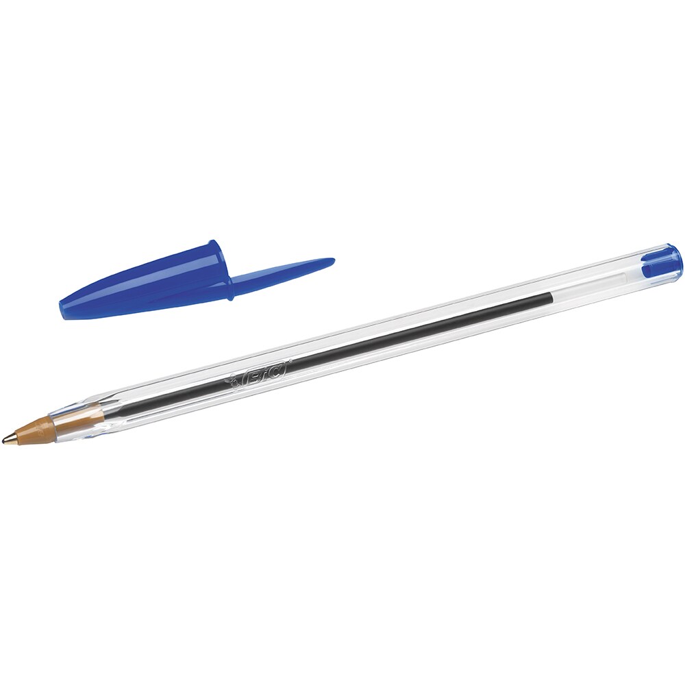 Set 50 pixuri fara mecanism BIC Cristal Medium, 1.0 mm, albastru
